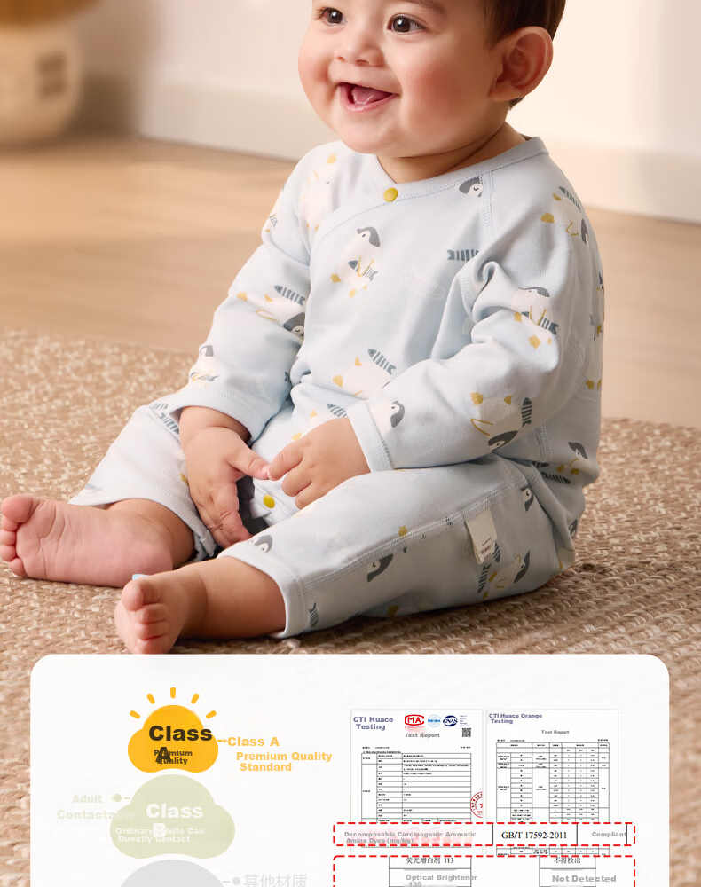 October Crystal Baby Romper Autumn Winter Unisex Infant A-Class Cotton Long Sleeve Homewear 15