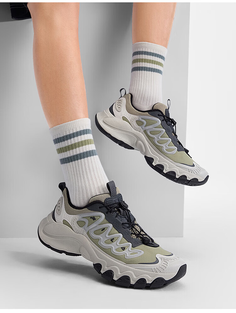 FILA Official Men's Mushroom Dad Shoes 2026 Summer New Casual Retro Sports Shoes 36