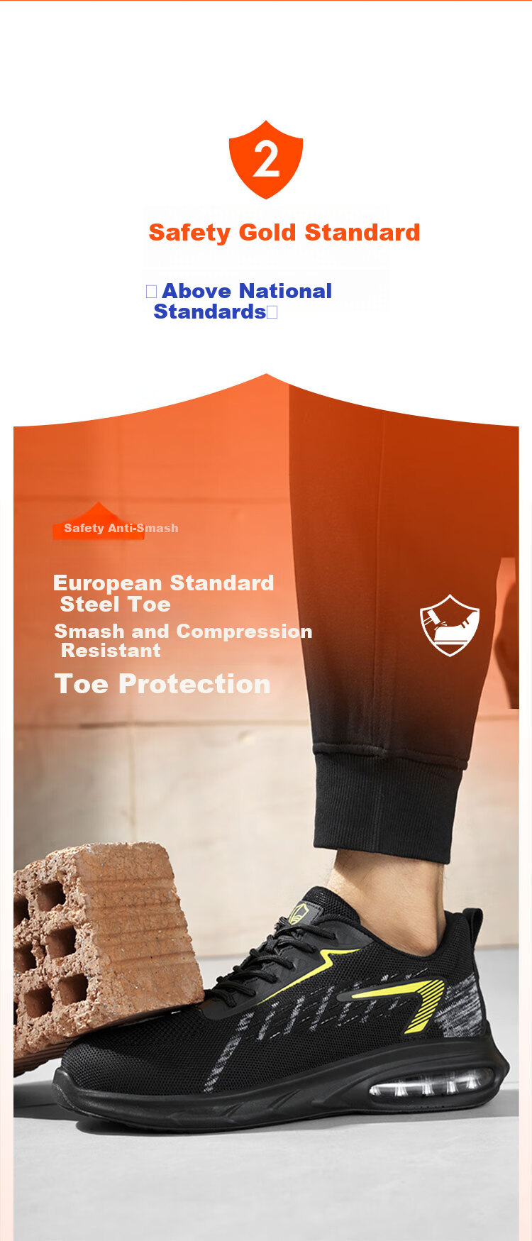 BlueOwl Shield Men's Insulated Electrician 10KV Anti-Smash Toe Anti-Puncture Safety Work Shoes D219YKV-1 Size 37 3