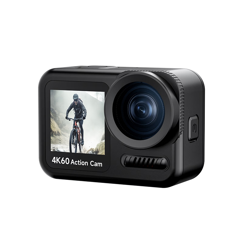 SONGDIAN 4K60P Video Recording Action Camera Motorcycle Mountain Road Cycling Skiing Vlog Portable Live Streaming Anti-Shake Dash Cam Handheld with 64GB Memory Card
