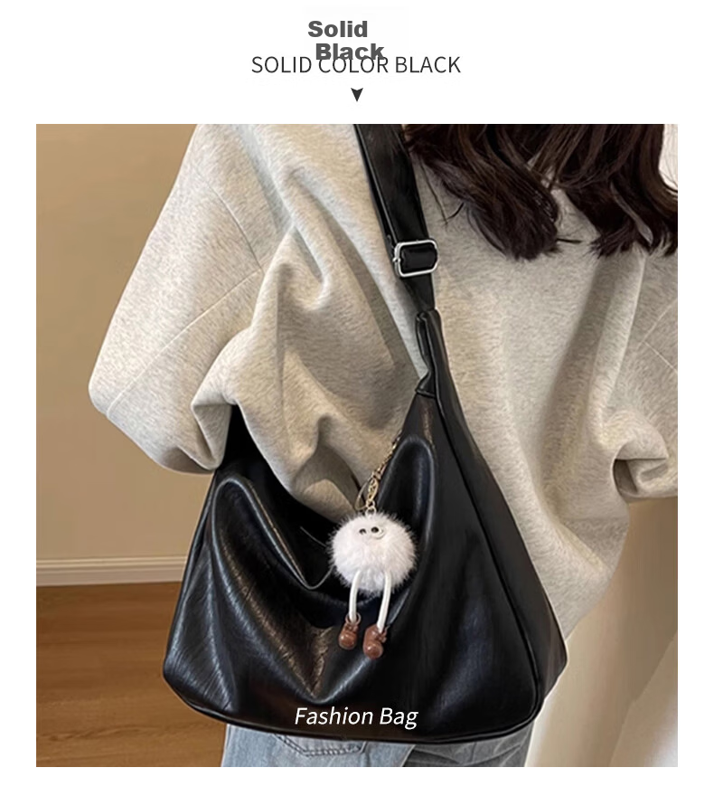40,000 Kilometers Single Shoulder Bag Student Commuter Crossbody Tote Bag Simple Large Capacity Fashion Casual Bag for Women 8