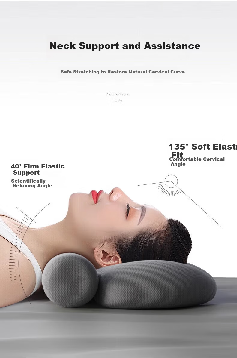 Jingyan Memory Foam Pillow Adult Sleep Aid Neck Support Cervical Pillow for Cervical Spondylosis Deep Sleep Mugwort Heat Therapy Cervical Pillow 6