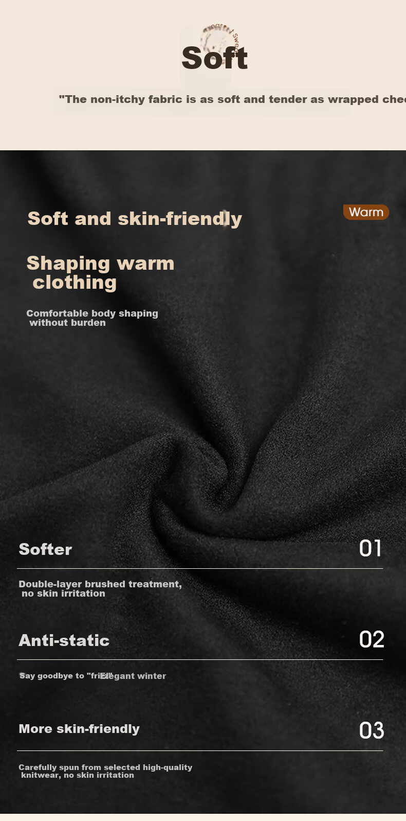 MiiOW Thermal Shaping Women's Thermal Set Micro-Compression Slimming Skin-Friendly Base Layer 2025 New Edition 4