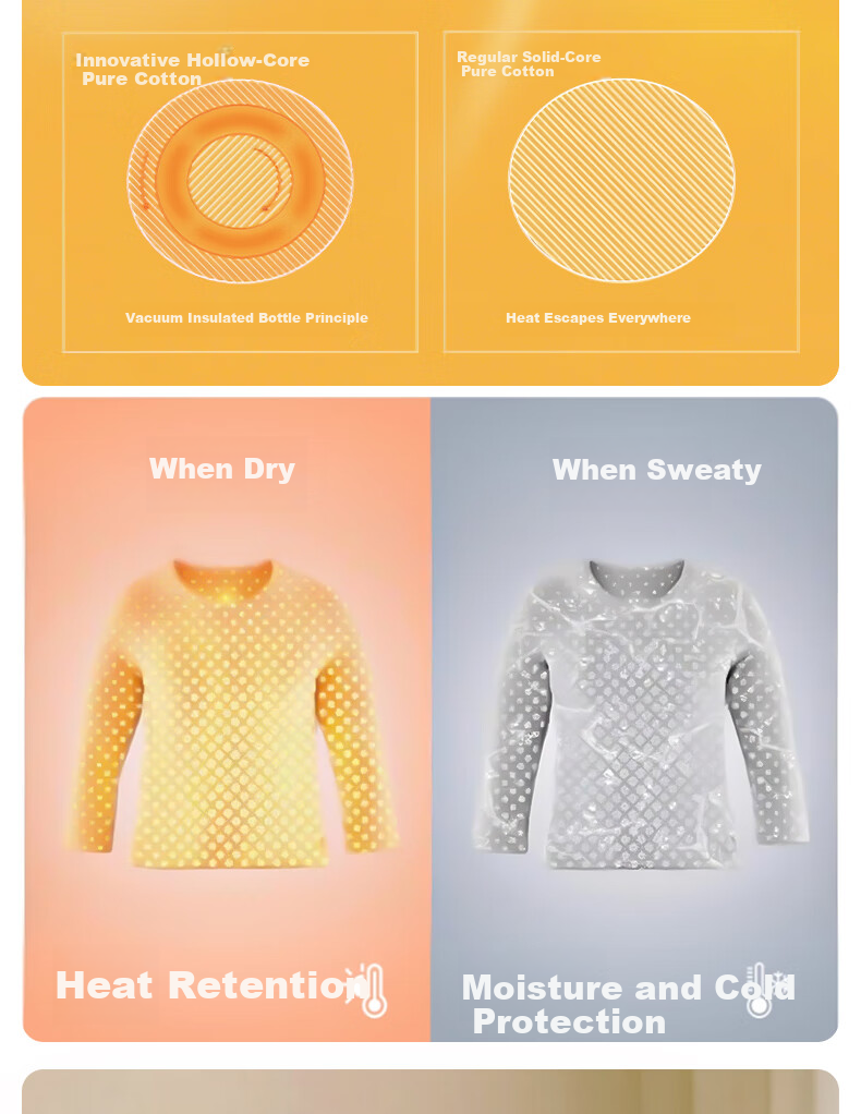 Gb Children's Cotton Thermal Underwear Set Autumn Clothes Boys Girls Kids Cotton Sweater 5