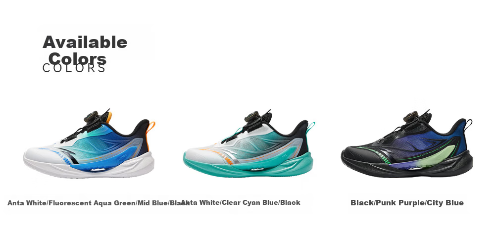 Anta Kids Wind-Resistant Running Shoes 2026 Summer Breathable Mesh Boys Sports Running Shoes A12629967 22