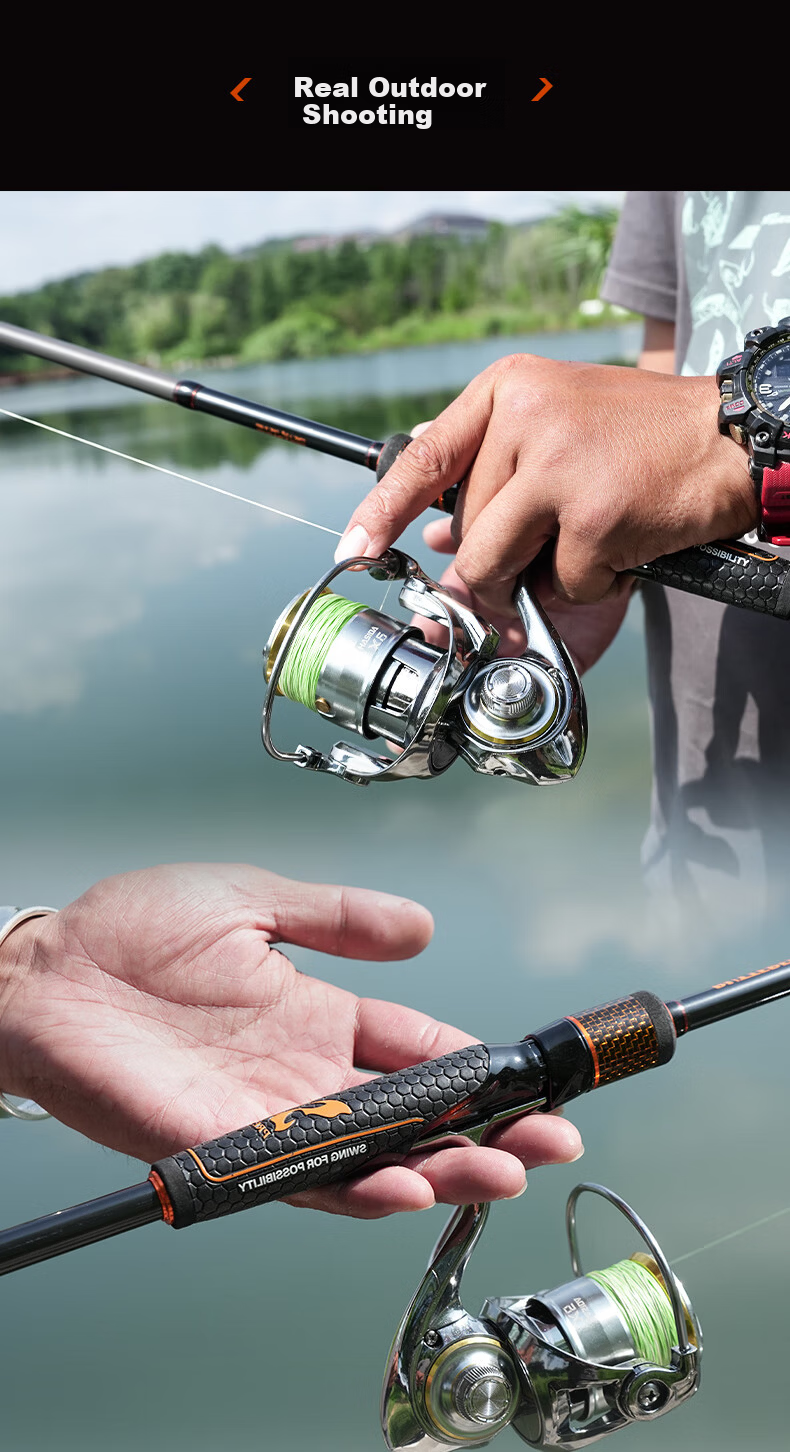 HISTAR 2.04m Gun Handle Fishing Rod [C682M Black Pit Obstacle] Butterfly Worm Rod [Fuji SIC Ring Golf Grip] 13