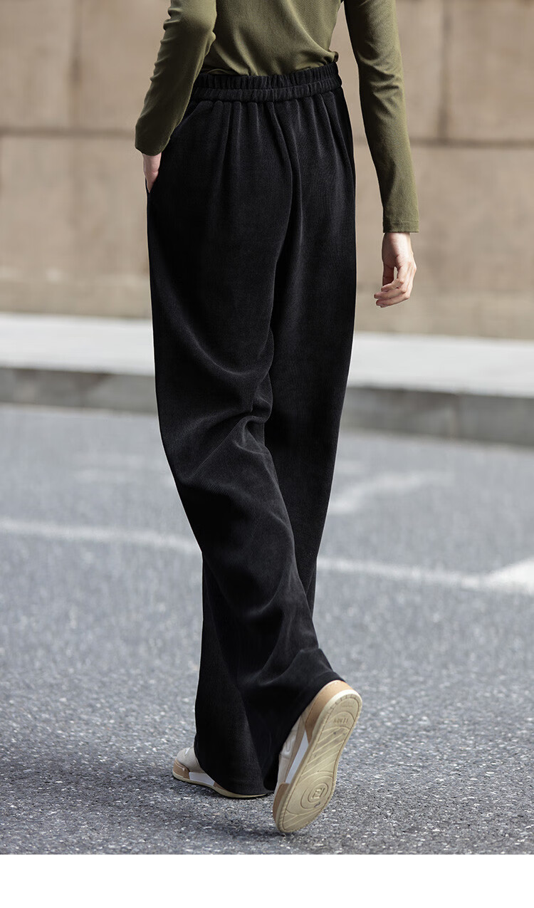 Dme Hollow Design Side Zipper One-Button Sensual Straight-Leg Casual Pants for Women, Bean Paste Pink, L 12