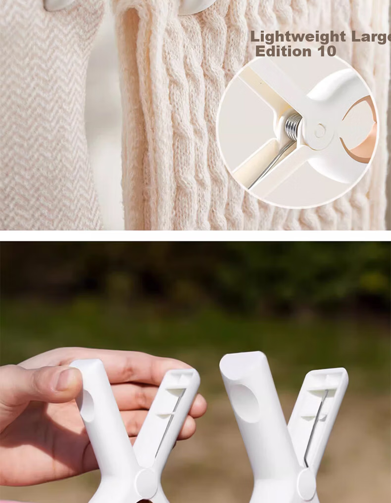 Hakkai Bird Large Clip Blanket Drying Tool Windproof Oversized Plastic Quilt Clip Clothes Hanger Sheet Dryer Clip 11