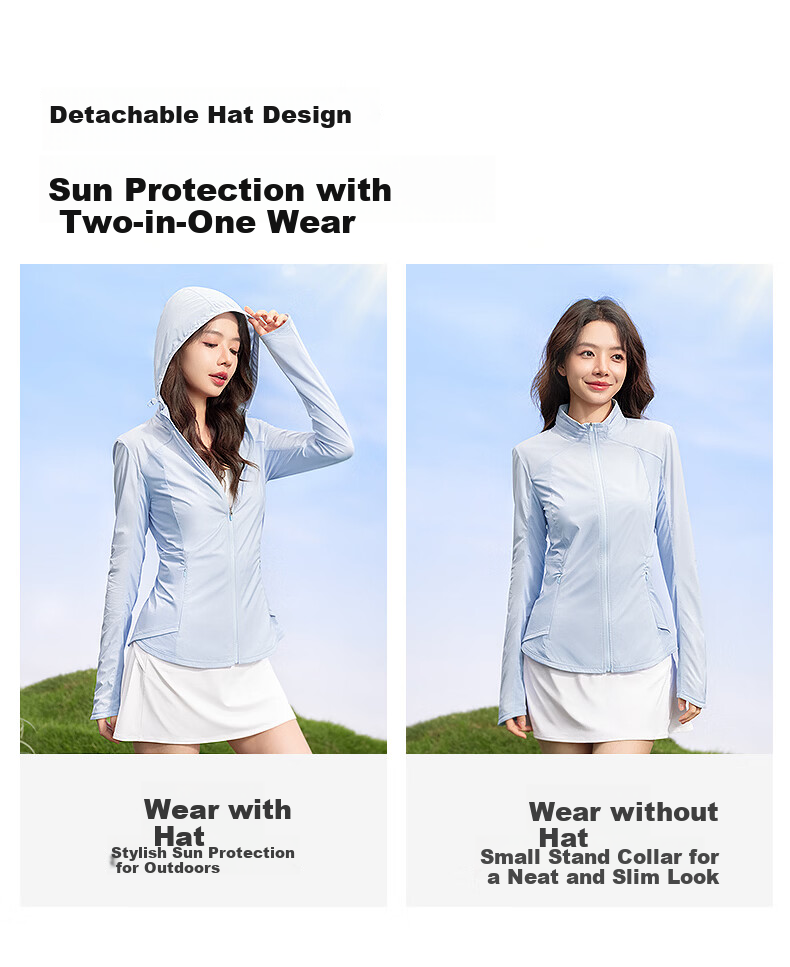 MOLY VIVI Lightweight Mermaid Slim Fit Sunscreen Jacket for Women Summer New Fashion UV Protection Coat Magic Vivi 5