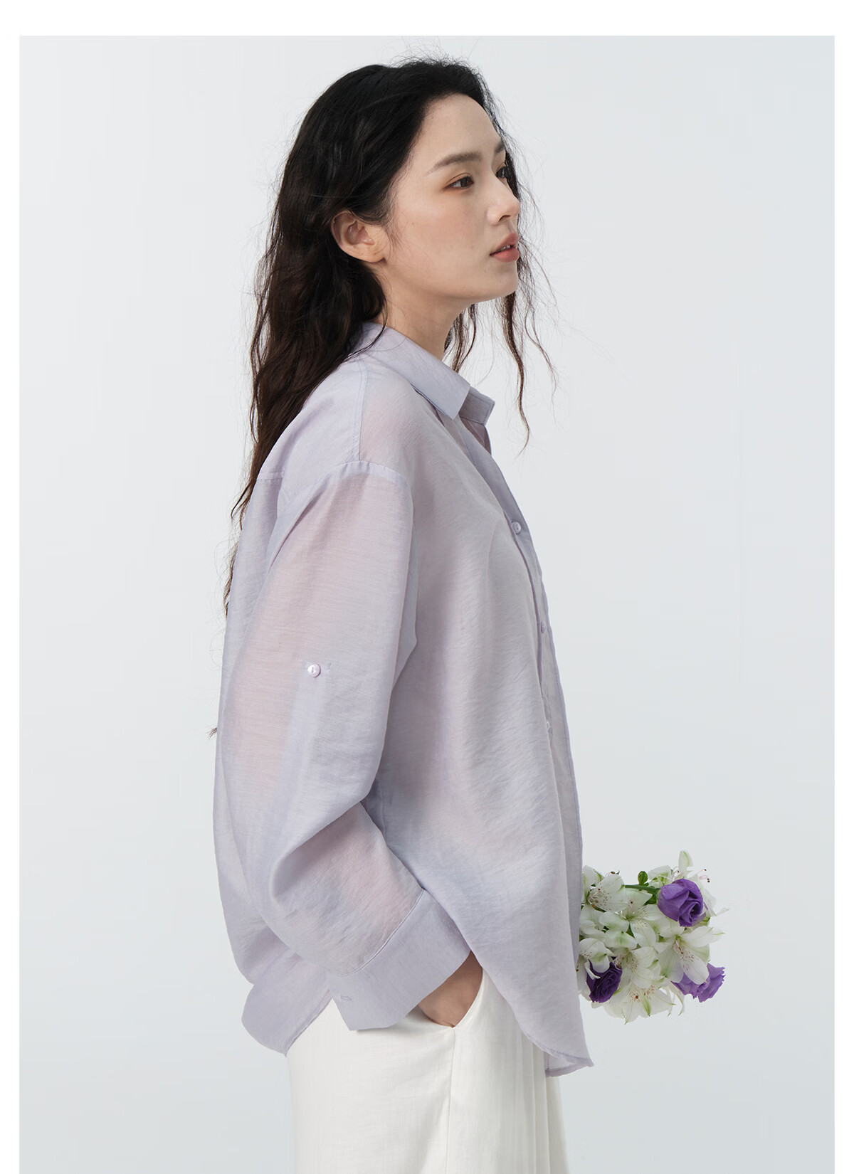 RA&RN RARN/Love Like You Lightweight Lapel Lyocell Shirt 13