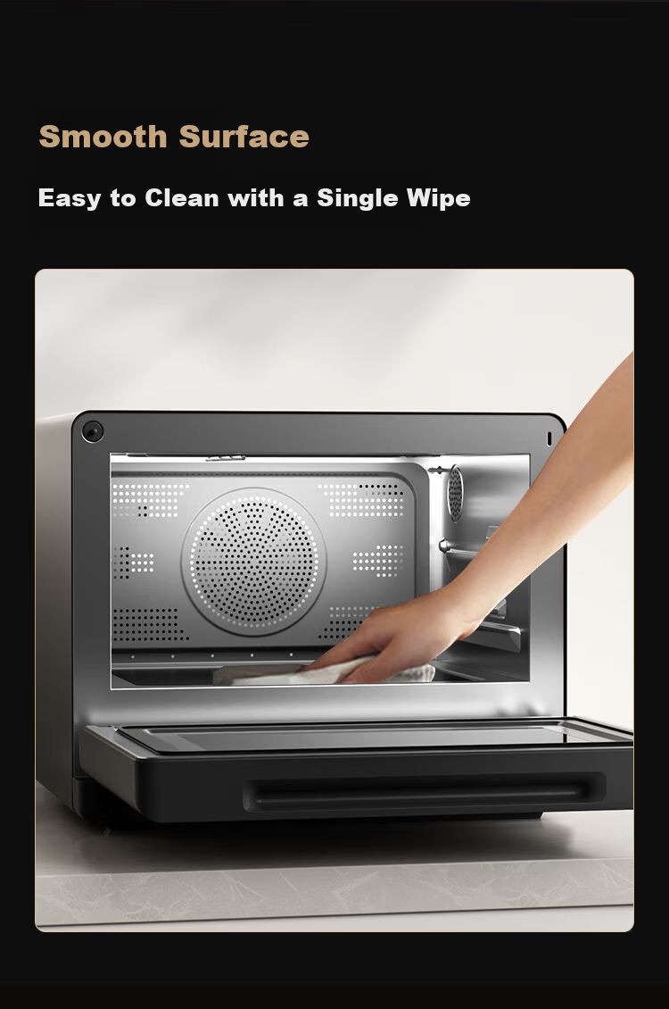 JD Jingzao New Home Micro Steam Oven All-in-One Smart Microwave Oven Toaster Steamer Air Fryer Multifunctional Inverter 28L Popular Cooking Stove WRA106 14