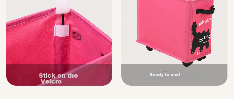 Fan Ye Office Under-Desk Storage Basket with Wheels, Student Dormitory Mobile Trolley, Workstation Movable Storage Rack 13
