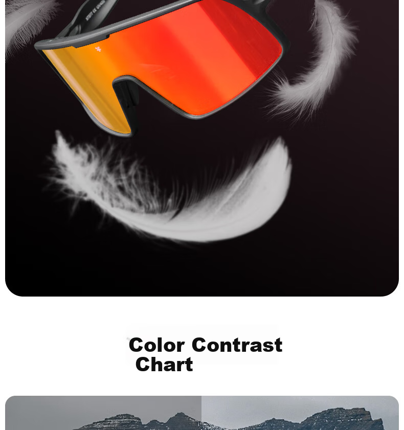 XUNTING Cycling Glasses Colorful Prescription UV Protection Outdoor Sports Professional Road Bike Goggles 12