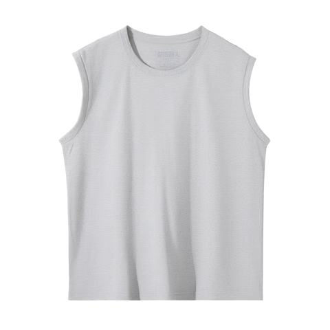 Urban Beauty Men's Pure Cotton Vest Summer Full Cotton Seamless Sports Fitness Sleeveless Loose T-Shirt Plus Size Top