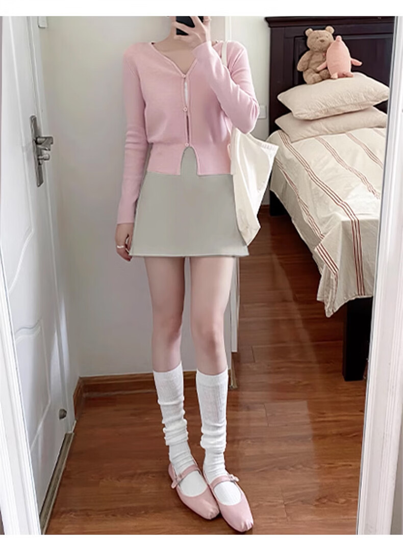 Langsha Women's Suit Pencil Skirt 2025 Autumn New High-Waist Slim Fit Office A-Line Mini Skirt 15
