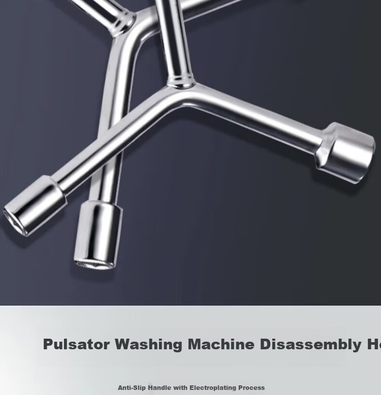 No.1 Factory 7-Piece Household Washing Machine Disassembly Cleaning and Repair Professional Tool Set with Pulsator Core Three-Prong Socket Wrench 9
