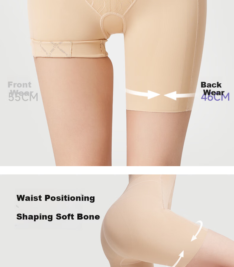 GRACEWELL One-Piece Shapewear Strong Tummy Control Hip Lift Postpartum Waist Trainer Seamless Body Shaping Slimming Suit Women Black 2X 18
