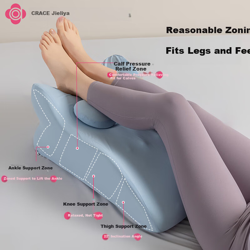 Grace Multifunctional Large Backrest Pillow Bed Head Cushion Home Support Pillow Water Blue