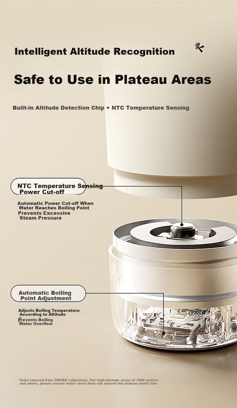 OIDIRE Electric Heating Cup Portable Electric Kettle Thermostatic Insulated Water Cup Small Travel Fast Heating Boiling Cup 400ML ODI-DRB6 13