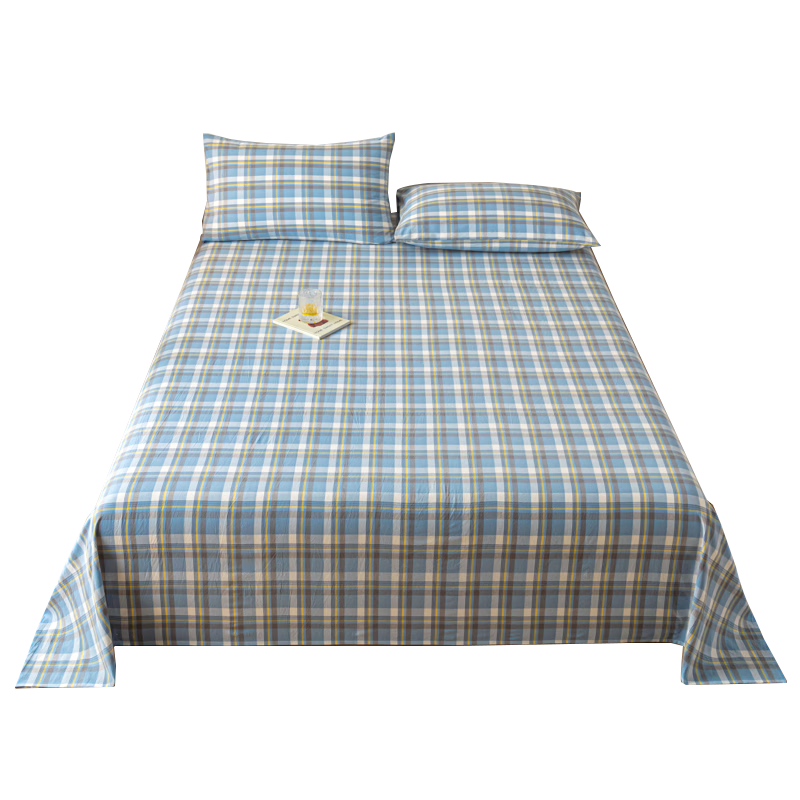 MUJI A-Class Washable 100% Cotton Bed Sheet Single Piece Pure Cotton Double Duvet Cover 200*230cm Bedspread