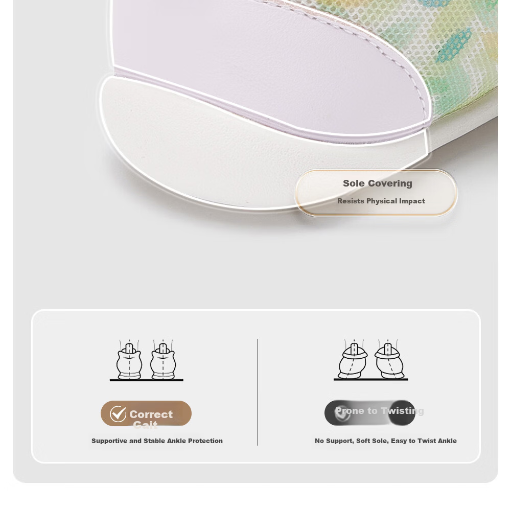 YEEHOO Baby Pre-Walking Shoes Antibacterial Autumn Casual Shoes Spring and Autumn Indoor Comfortable Baby Shoes for Girls 12