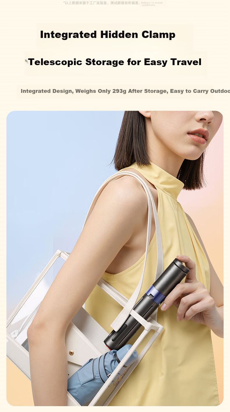 Shuotuo [Hot Sale 500K+ Units] Mobile Phone Selfie Stick Tripod Travel Compact Portable Mini Phone Holder Floor-Standing Hidden Integrated Travel Selfie Tool 13