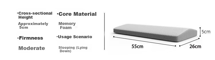 Chuangmaishi Lumbar Pillow Bed Waist Cushion Lumbar Support Lumbar Spine Sleeping Aid Waist Pad Lumbar Herniation Back Support Gray 8