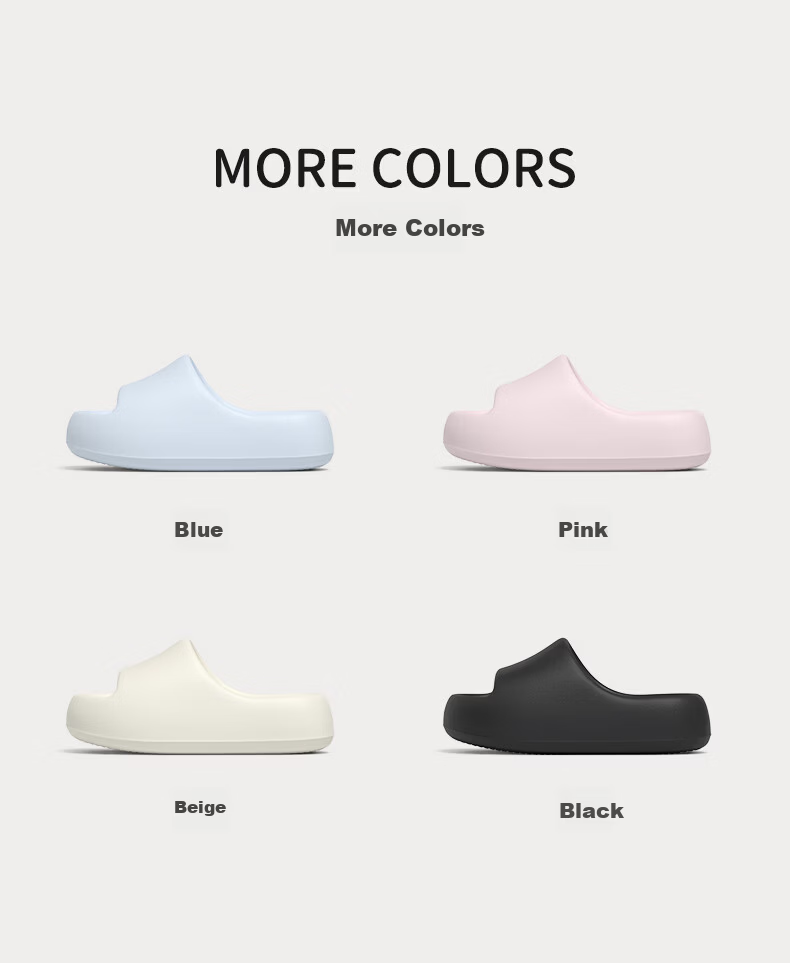 Chedoir Chubby Platform Thick-Soled Slippers for Women 2026 Summer New Indoor Comfortable EVA Sandals for Outdoor Wear 9