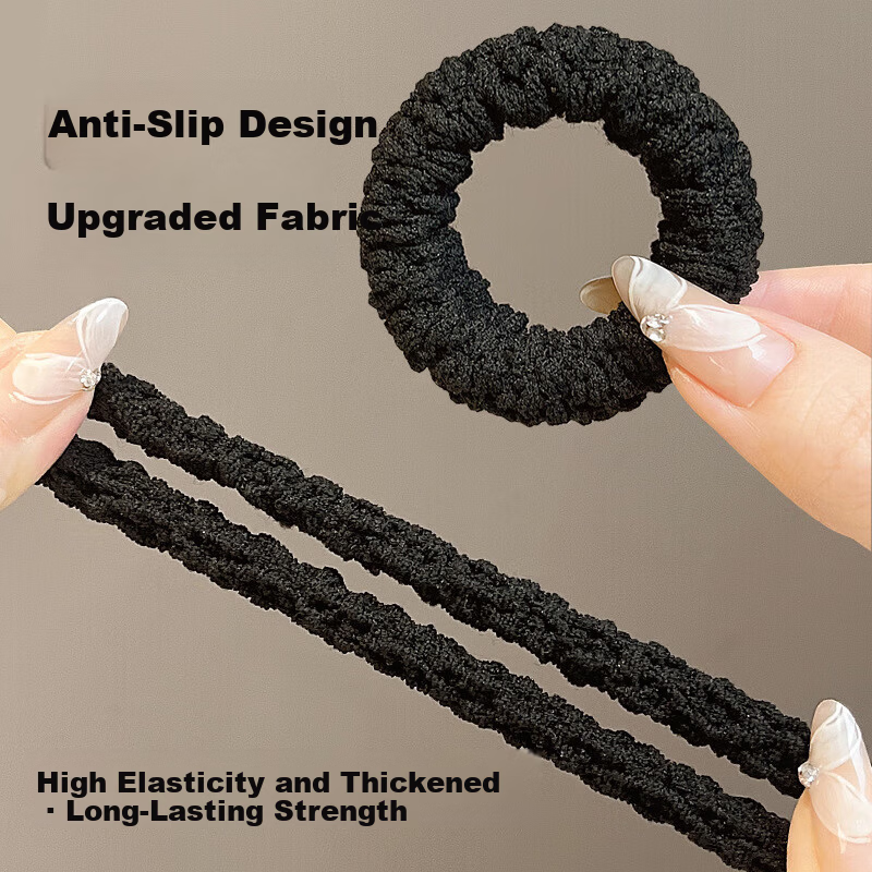 Dongyi Premium High Elasticity Hair Tie for Women Dual Color Seamless Hair Band Elegant Hair Rope 520 Gift 7
