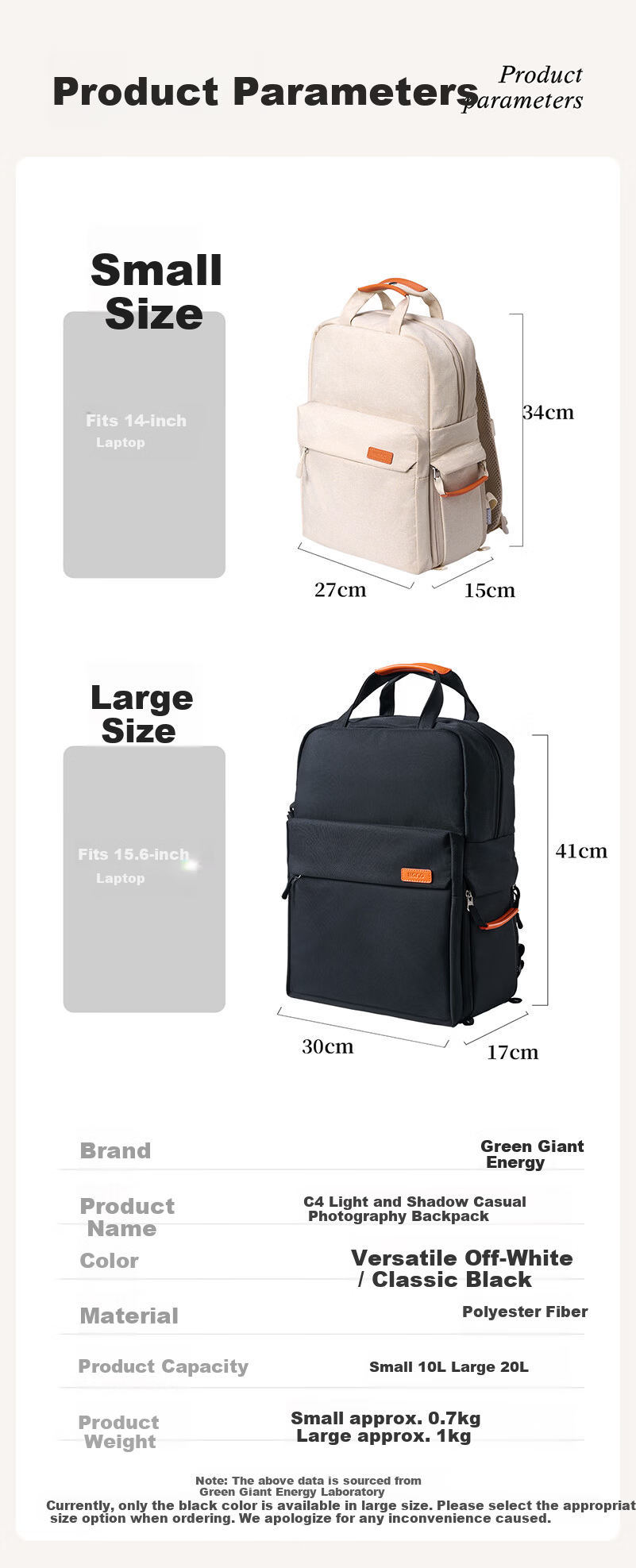 Llano C4 Light and Shadow Camera Backpack Portable Small Unisex Photography Bag One Camera Multiple Lenses DSLR Mirrorless Storage Bag Compatible with Sony, Canon, Fuji XT5, Nikon Z30/Z50 16