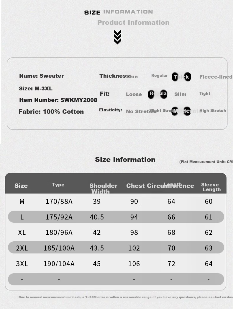 Jeanswest Men's Autumn Winter Knitted Pullover Colorblock Thickened Pure Cotton Warm Crew Neck Sweater in Qiji Red 2