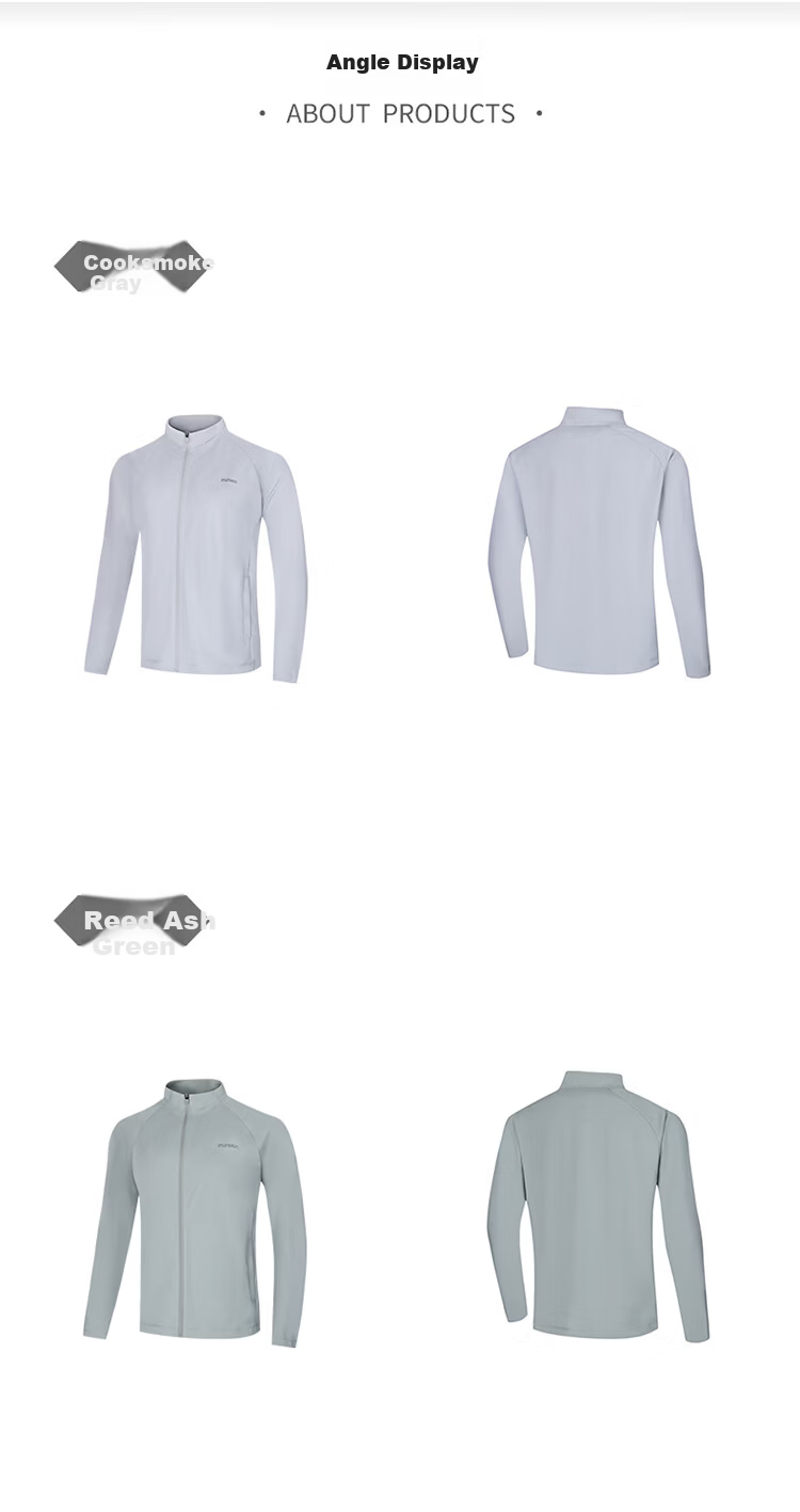 361° Men's Sunscreen Jacket Spring Summer UPF50+ Sports Outdoor Stand Collar Cooling Windbreaker 652624613-1 33