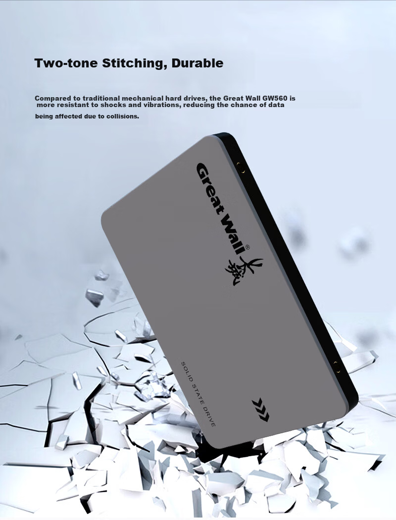 Great Wall 128GB SSD Solid State Drive SATA3.0 Interface 540MB/s Read Speed Desktop/Laptop Universal GW560 Series 5