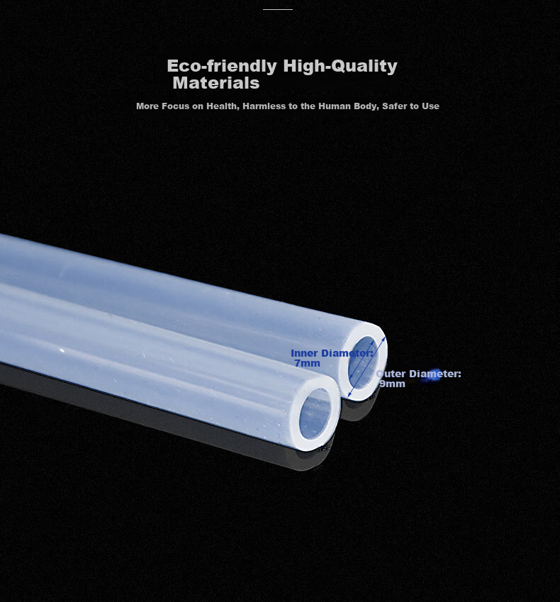Zilu Silicone Tube Water Pump Hose 1m Dual Pump Model Inner Diameter 7mm 3
