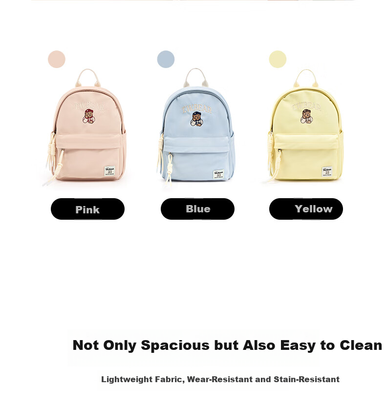 Teenie Weenie Women's Bag 2026 New Mini Backpack Student School Bag TW Bear Backpack Gift for Girlfriend Back-to-School Season 6
