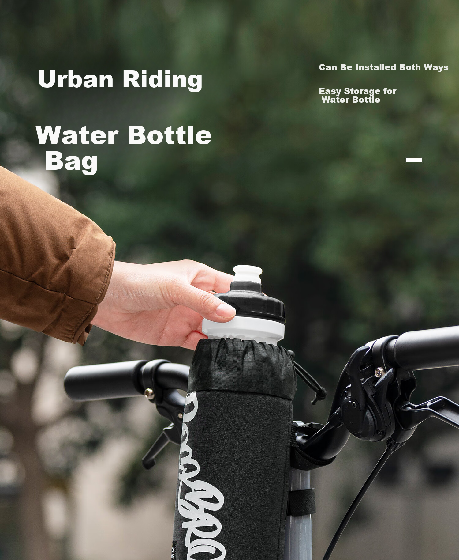 ROCKBROS Bicycle Bottle Bag Road Folding Bike Handlebar Bag Tail Bag Front Top Tube Bag Brick Red 3