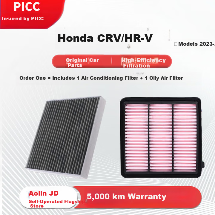 Aolin Car Air Conditioning Filter Set + Air Filter Cleaner/air Conditioning Filter for Honda Breeze (1.5T), 2020-2022 Models 2