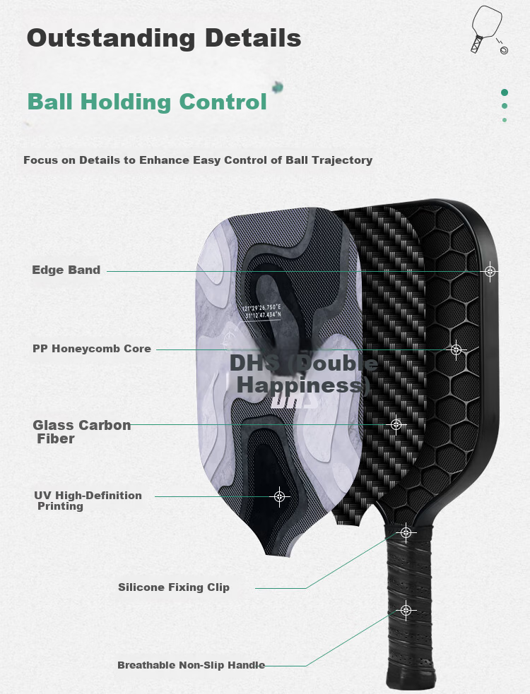 DHS Mechanical Balanced Pickleball Paddle Sports 2