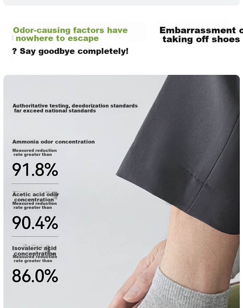 Miiow Men's Socks Short Summer 100% Cotton Sweat-Absorbent 10A Antibacterial Odor-Resistant Casual Business No-Show Socks 10 Pairs 8