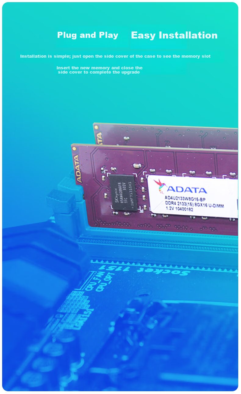 ADATA XPG Weilong Z1 DDR4 3600 16GB Gold Desktop Memory *2 7