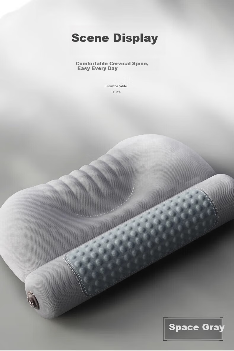 Jingyan Memory Foam Pillow Adult Sleep Aid Neck Support Cervical Pillow for Cervical Spondylosis Deep Sleep Mugwort Heat Therapy Cervical Pillow 16
