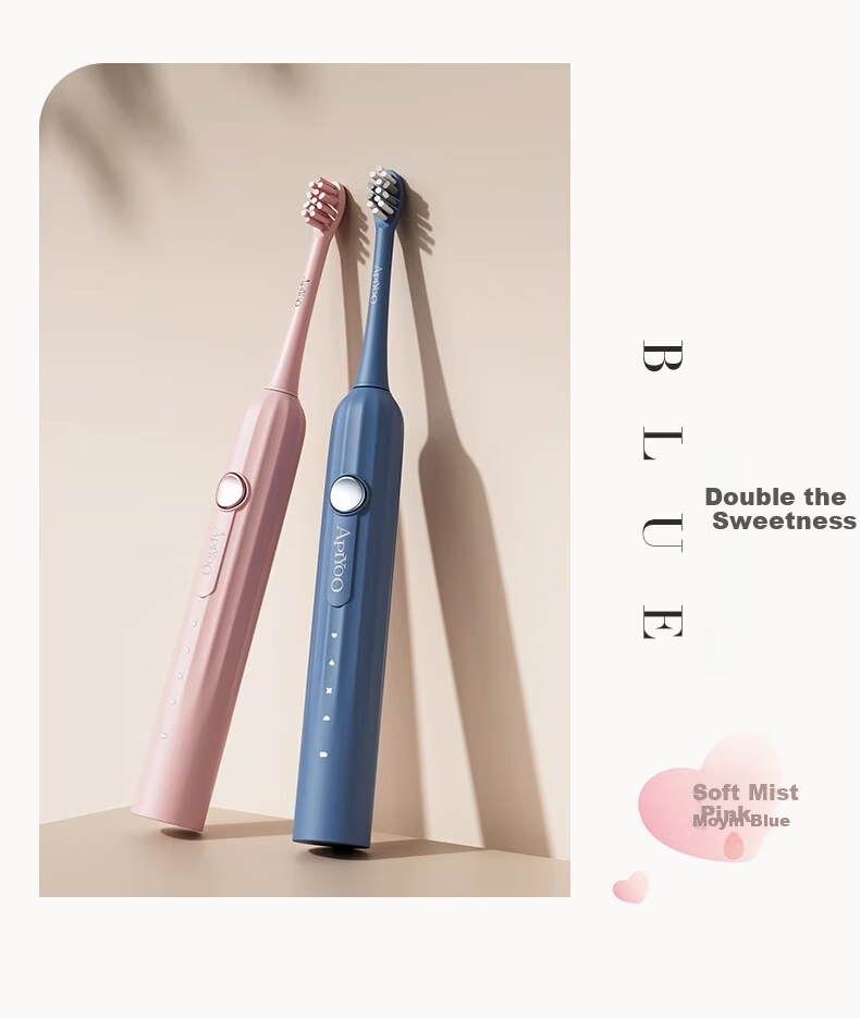 ApiYoo AiYou Y1 Set Adult Couple Electric Toothbrush 2-Pack Deep Cleaning Gift for Boyfriend and Girlfriend Newlyweds Engagement Wedding Newlywed Gift 9