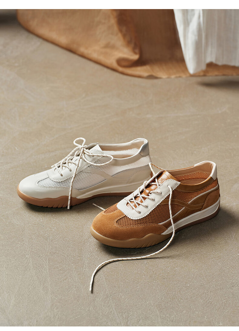 Senda Guo Yuxin Same Style Little Pony Training Shoes Women 2026 Spring New Ma Shang You Qian Agan Sneakers 4NRD5 Brown Size 35 18