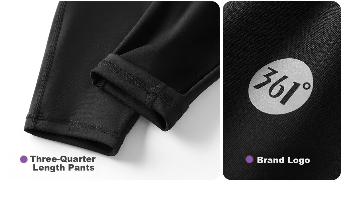 361° 3/4 Length Sports Pants 7A Grade Antibacterial Yoga Running Pants Spring Edition 13
