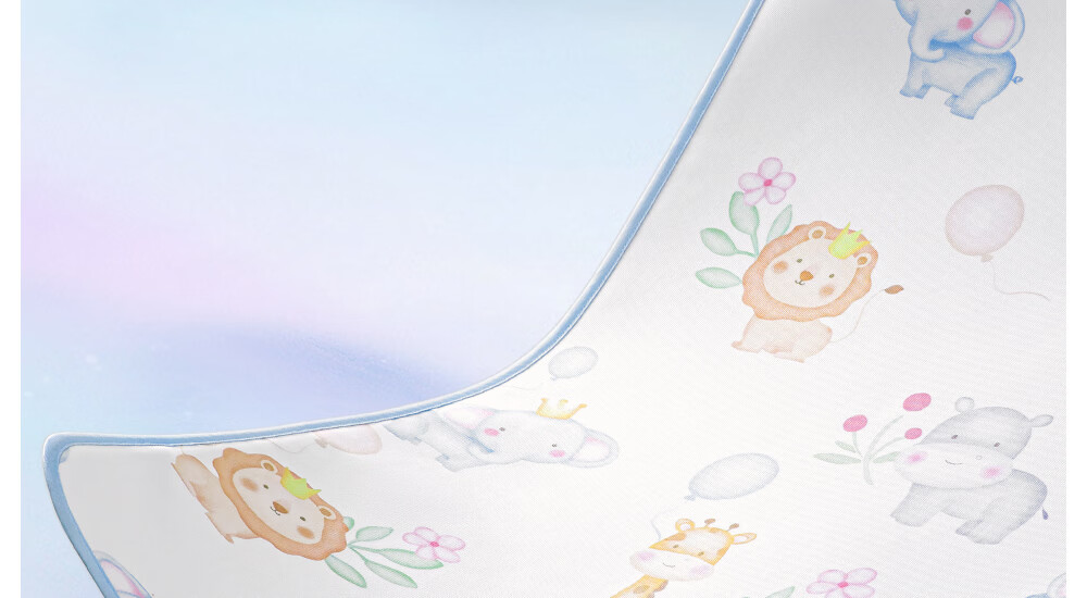 Beitais Baby Cooling Mat Breathable Ice Silk Mattress for Toddler Kindergarten Nap Bed Cloud Whale Fantasy 100*56cm 26