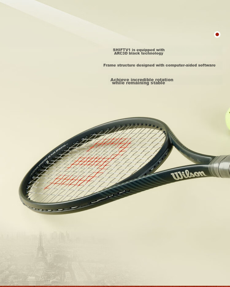 Wilson SHIFT 99V1 WR145311U2, Professional Full Carbon Adult Tennis Racket, Same Model As Sakkari 7