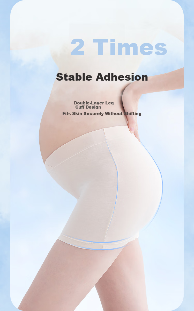 JOYNCLEON Maternity Safety Shorts Summer Thin Outerwear Leggings Pregnancy Anti-Exposure Shorts Black L jyk22417 10