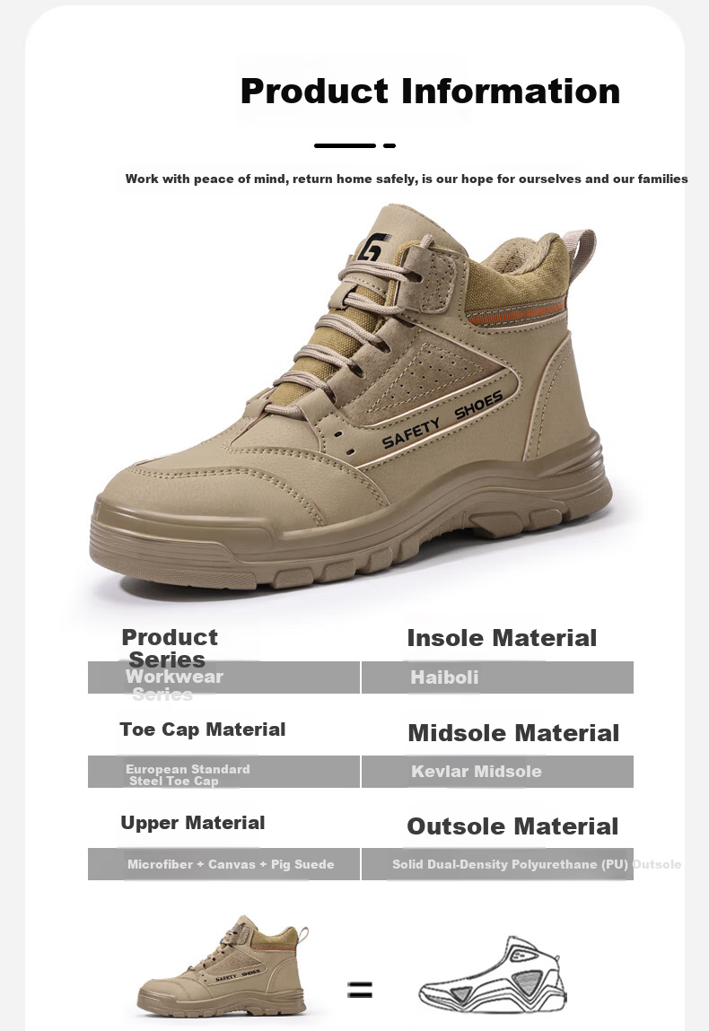 Jingtu Men's High-Top Insulated 10KV Anti-Smash Anti-Puncture Work Electrician Safety Shoes E3087BK-J Size 41 13
