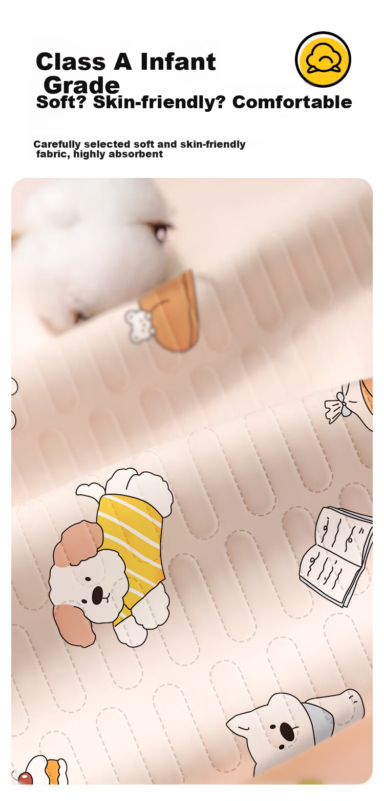 Guangduola Menstrual Pad Washable Small Bed Mat Leak-Proof Period Pad for Students Dormitory Girls 2
