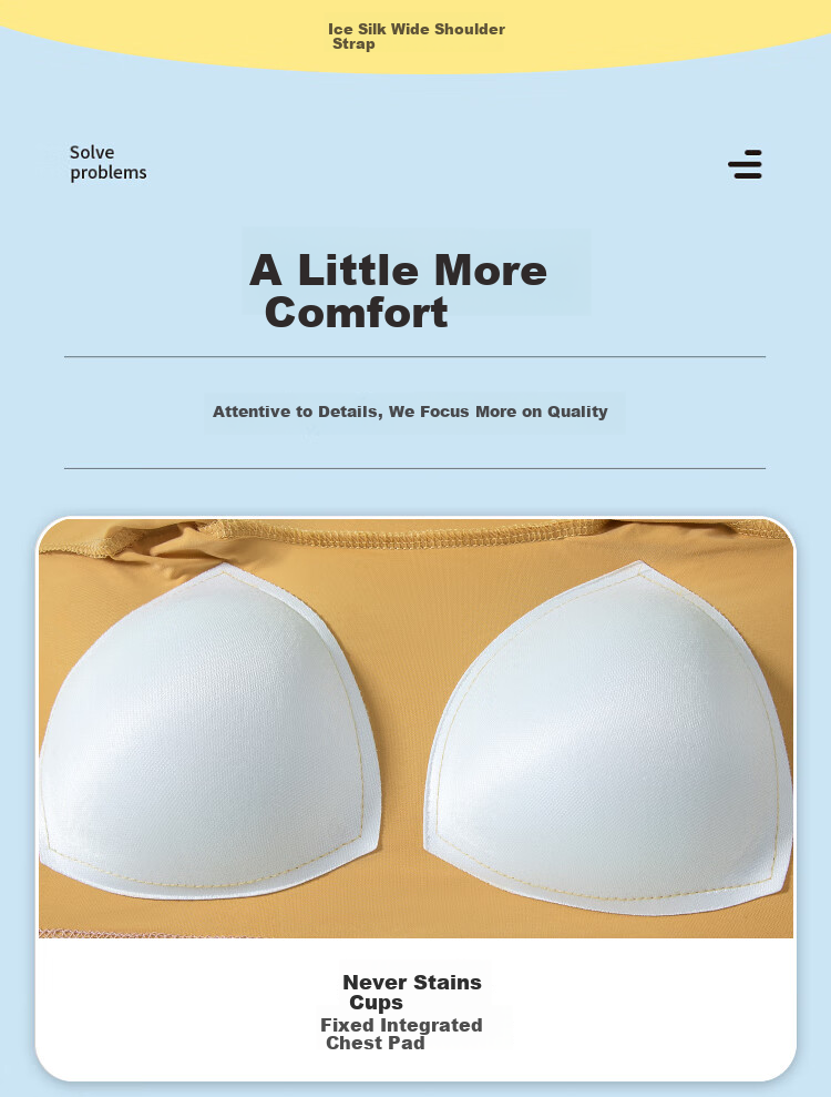 Langsha Women's Ice Silk Padded Camisole Bra Integrated Thin Summer White Sports Underwear 6